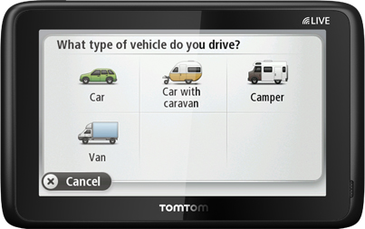 Gps Navigation Case For TomTom GO LIVE Camper & Caravan GO Live 1005 5'' Sat Nav 