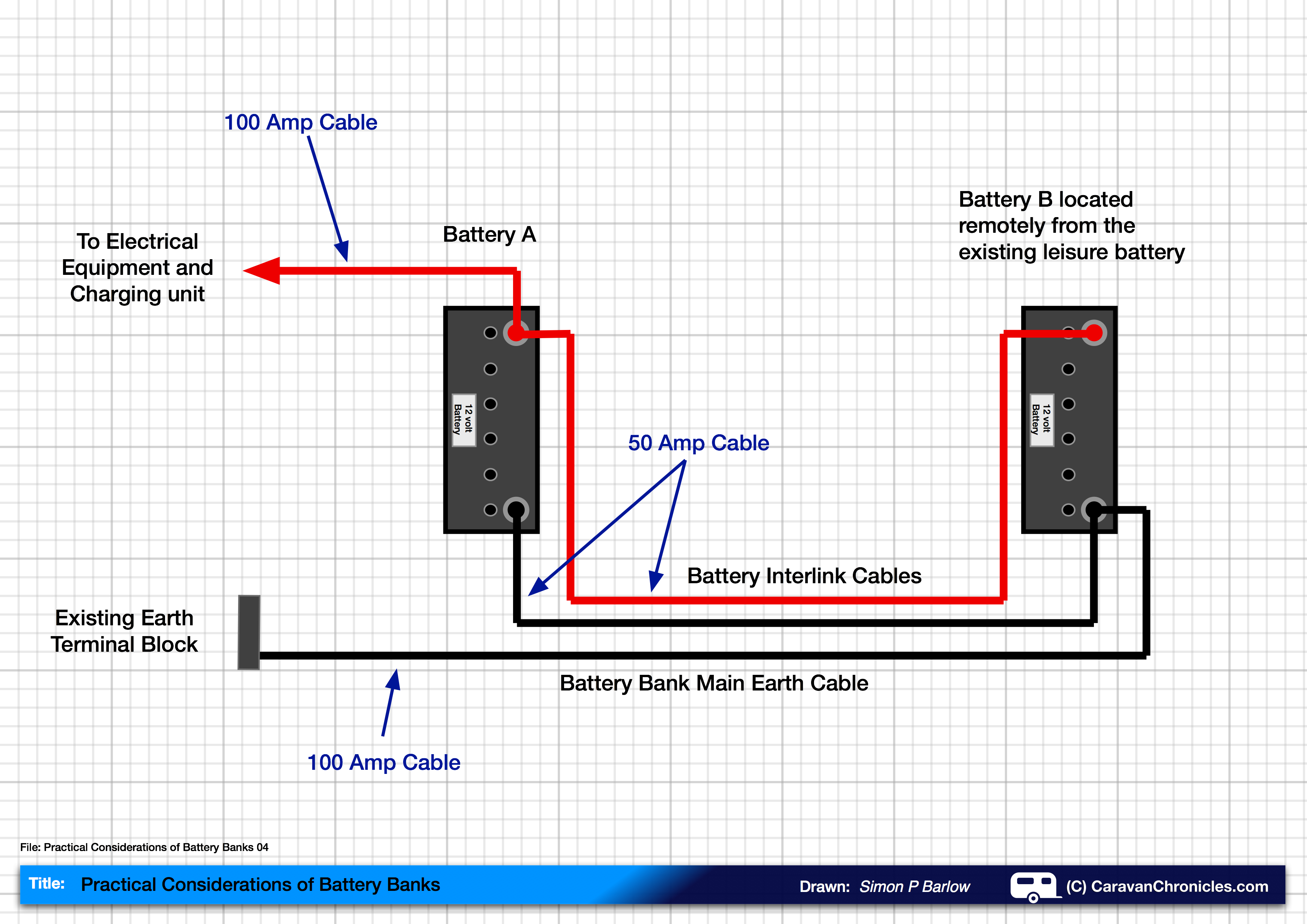 How To: Connect two batteries in parallel – Part 2 ... sterling caravan wiring diagram 